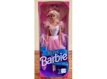 1992 Mattel My First Barbie, Easy To Dress Ballerina, In Original Box