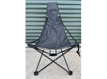 Black Outdoor Folding Chair