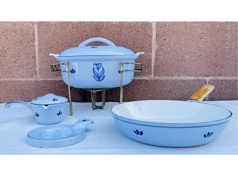 Enameled Cast Iron Lot From Holland