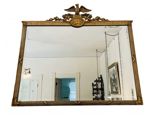 Federal Style Beveled Gilt Mirror Circa 1800's
