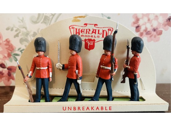 Vintage English Soldiers In Original Packaging By Herald
