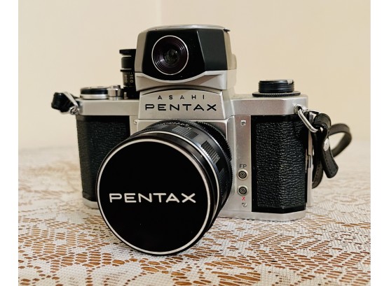 Vintage Pentax Asahi 35mm Camera With Case