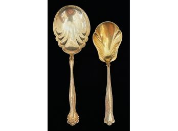 Antique Sterling Silver Spoons 2 Pc. Lot- 4.7 Oz.