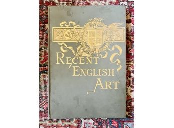 Antique 1889 Book Of 16 Photo Etchings: Recent English Art By Walter Rowlands
