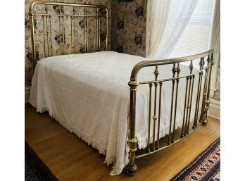Antique Full Size Brass Bed
