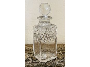 Small Cut Crystal Antique Decanter