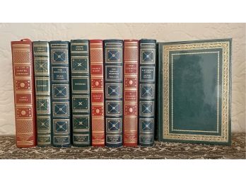 9 International Collectors Library 1930-40's Various Titles/authors In Hardbound Leather Covers