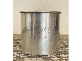 Sterling Silver Baby Cup- 2.99 Oz