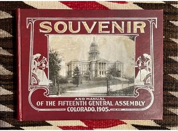 Souvenir Of 1905 Colorado General Assembly