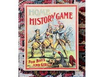 Antique Milton Bradley Home History Game