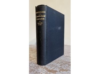 Colorado 1875-1876 Proceedings Of The Constitutional Convention