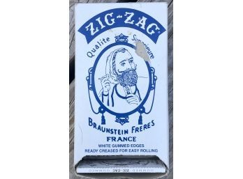 Box Of Vintage Zig Zag Braunstein Freres Rolling Papers (multiple Packs Inside Box)