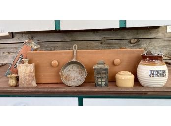 Misc. Farm Workshop Finds, Decor Items, Drawer, Cigar Box And More