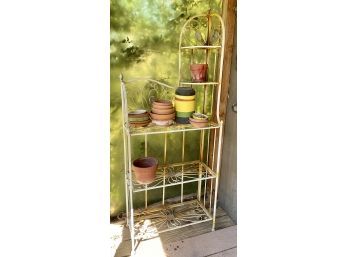 Vintage Bakers Rack Or Plant Stand(Some Rust)