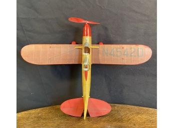 Red And Yellow Model Plane