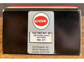 Cox RC Engine Tee Dee 3