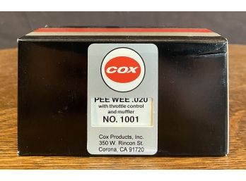 Cox RC Engine Pee Wee