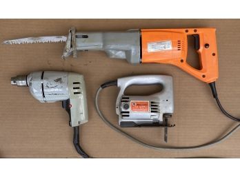 3 Corded Power Tools