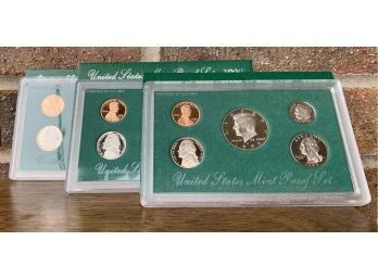 Lot Of 3 United States Proof Sets '94 '95 '96