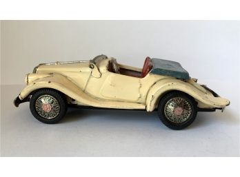 Vintage S.S.S Japan Cream Tin Car
