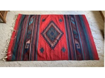 Red Native American Style Rug