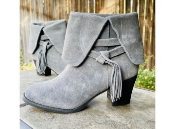 Sbicca Gray Ankle Boots Women's Size 8.5