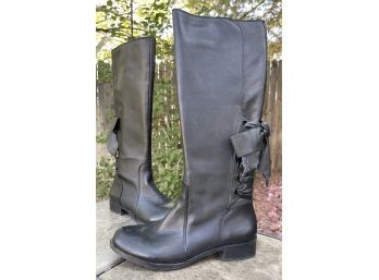 Gianni Bini Black Tall Boots Women's Size 8.5