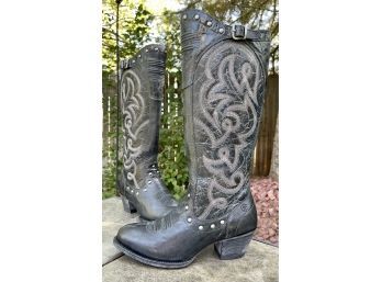 NWOB Ariat Wanderlust Onyx Tall Western Boots Women's Size 8.5