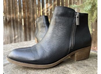 NWOB Kensie Grabiella Leather Ankle Boots Women's Size 8