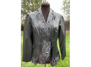 Together Leather Jacket Women's Size 12