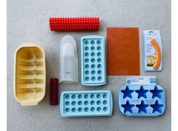 Assorted Lot Of Silicone Molds/tools