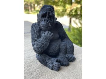 Resin Gorilla By Stone Critters- Signed