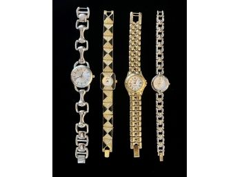 Lot Of 4 Women's Fashion Watches Including Armitron