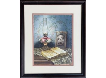 Signed & Numbered Victorian Style Still Life Print
