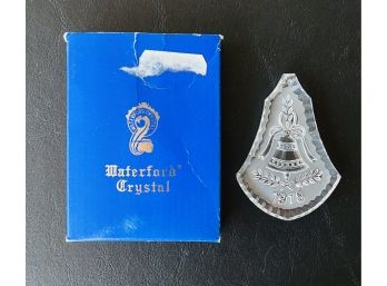 1978 Waterford Crystal Ornament In Box