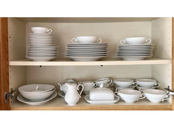 70  Piece White German Dishes By Kaiser