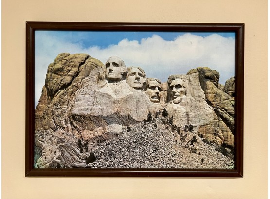 Mt Rushmore Plastic Wall Decor