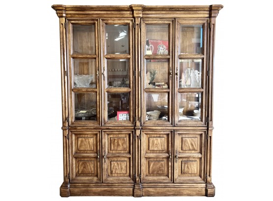 American Of Martinsville Large, Solid Dining Room China Cabinet