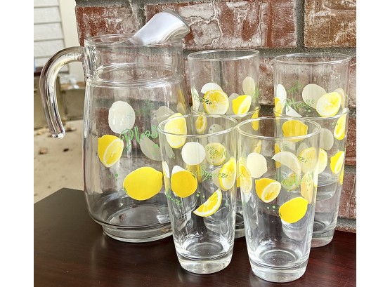 Glass Lemonade Set (5 Cups Only)