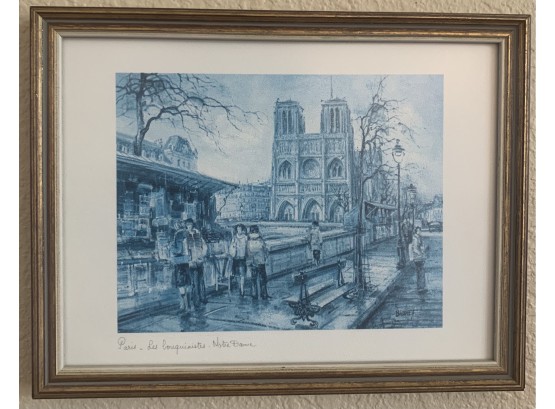 Notre Dame Print By Brunet