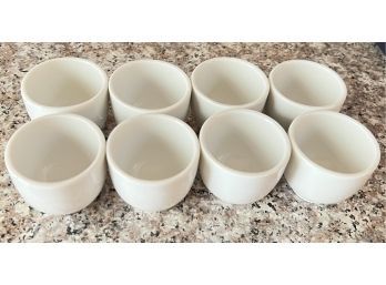 8 Heinrich Germany White Porcelain Petite Cups 1.5 In