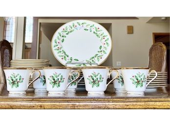 Service For 8 Lenox Holiday Dimension Collection, 45 Pieces