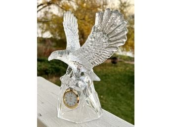 Crystal Quartz Bird Clock