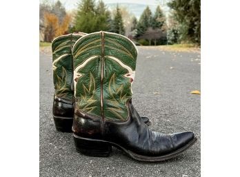 Green Cowboy Boots