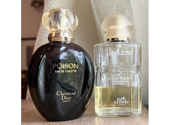Two (Used) Perfumes Incl. Poison By Christian Dior