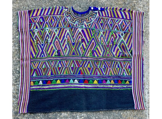 Colorful Hand Loomed Top With Patterned Design