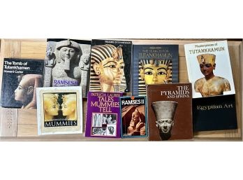 Collection Of Books About Ancient Egypt