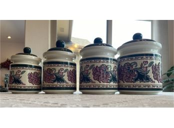 Lot Of 4 Assorted Cookie Jars