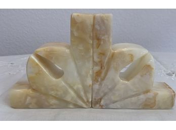 Marble Bookends Made In Mexico