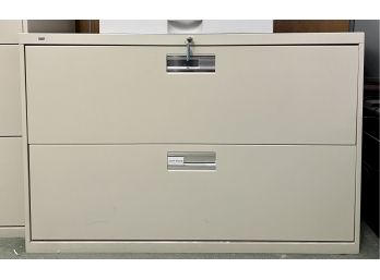 Two Drawer HON Filing Cabinet